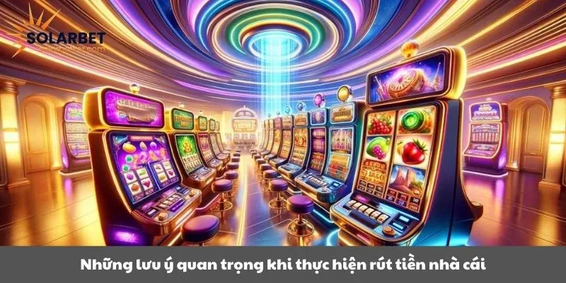 Những lưu ý quan trọng khi thực hiện rút tiền nhà cái